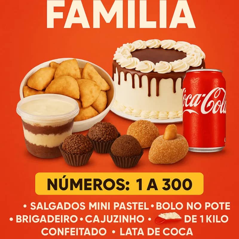 Imagem da campanha Rifa da familia