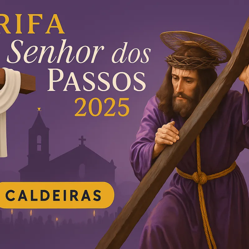 Imagem da campanha Romaria Senhor dos Passos 2025