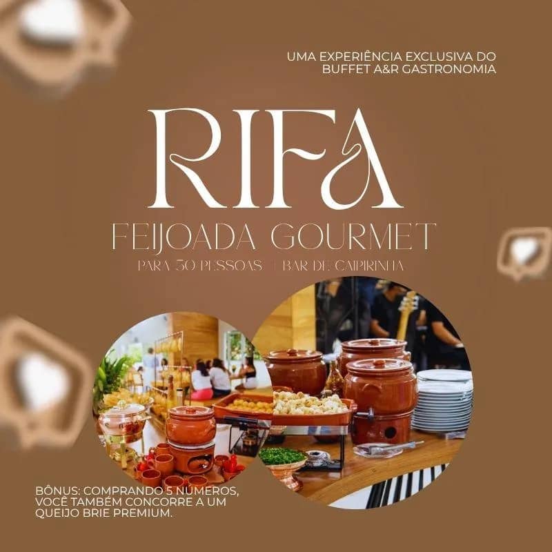 Imagem da campanha Feijoada Gourmet para 50 pessoas + Bar de Caipirinha 🤩
