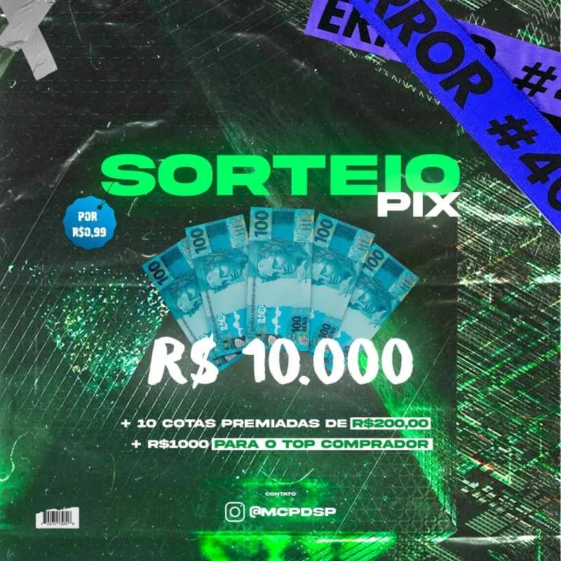 Imagem da campanha 10 MIL NO PIX