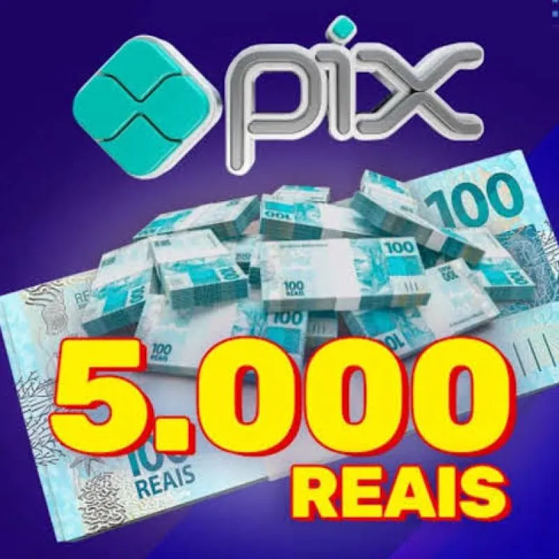 Imagem da campanha 5 mil reais no pix