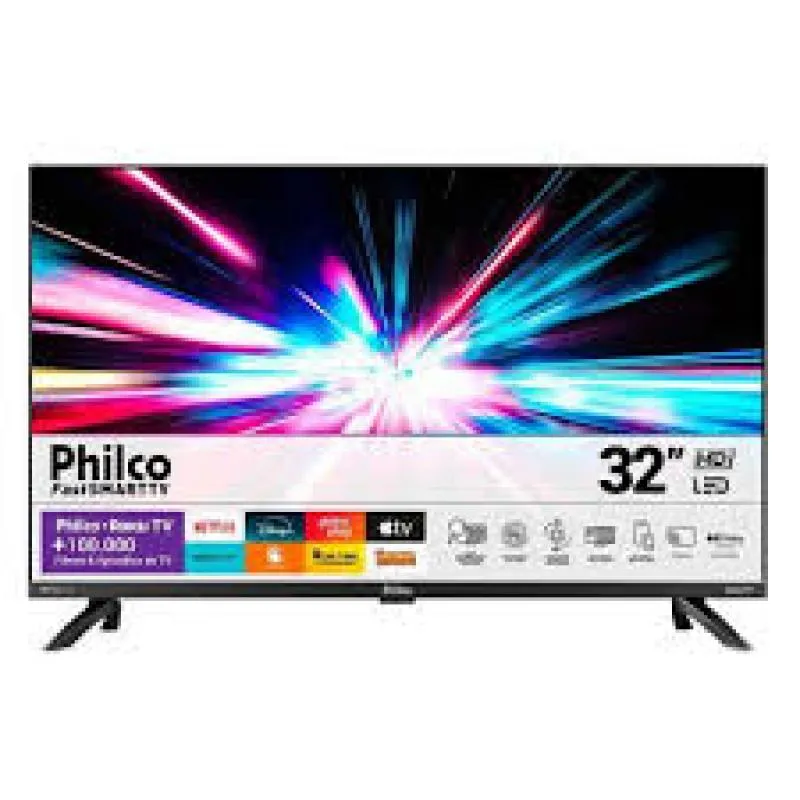 Imagem da campanha Smart TV 32'' Philco PTV32G7PR2CGB Roku TV LED Dolby Áudio