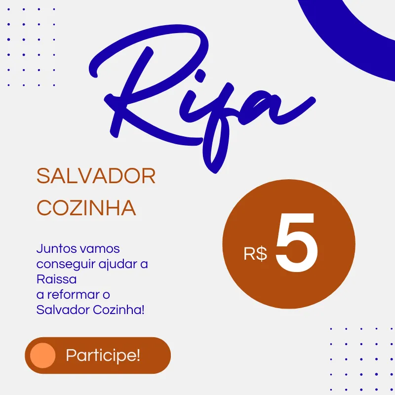 Imagem da campanha Rifa Salvador Cozinha