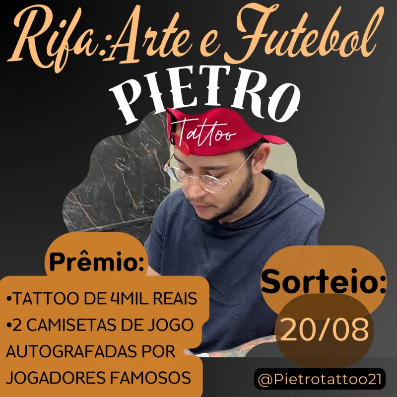 Imagem da campanha RRIFA ARTE & FUTEBOL