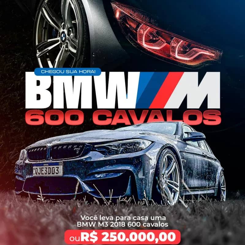 Imagem da campanha Bmw M3 2018
