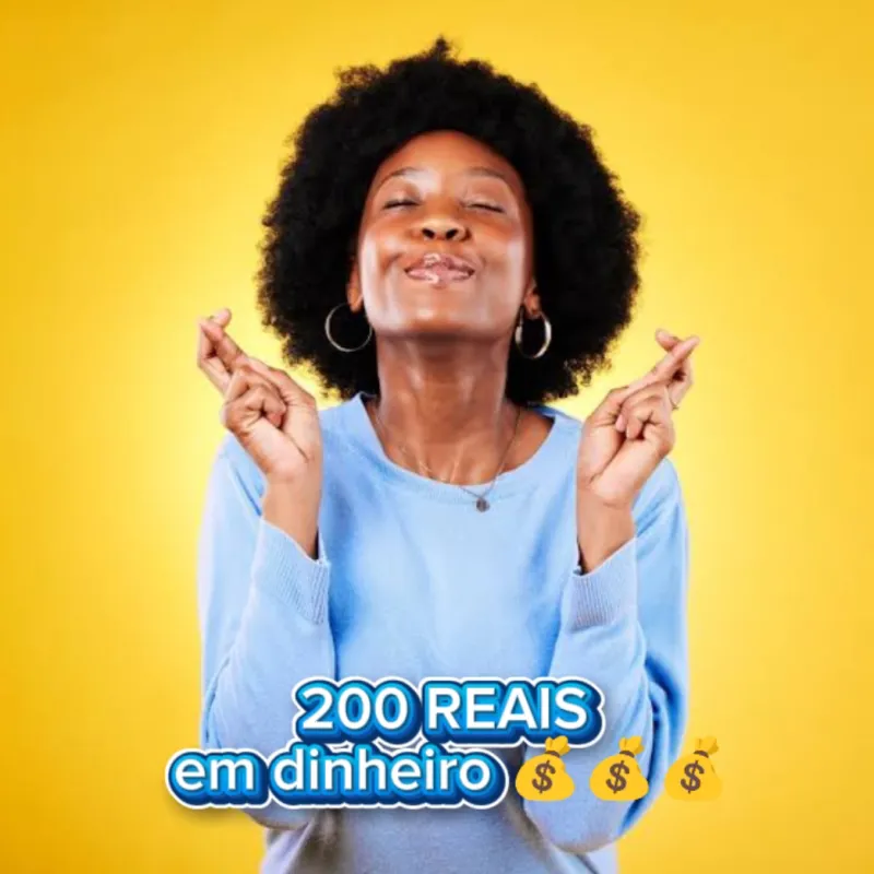 Imagem da campanha Sorteio de 200 reais