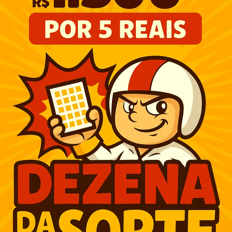 Imagem da campanha Dezana da sorte Pix de 1.500 reais