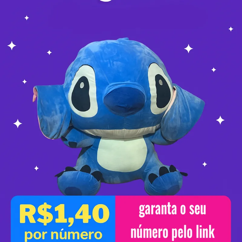 Imagem da campanha Stitch gigante