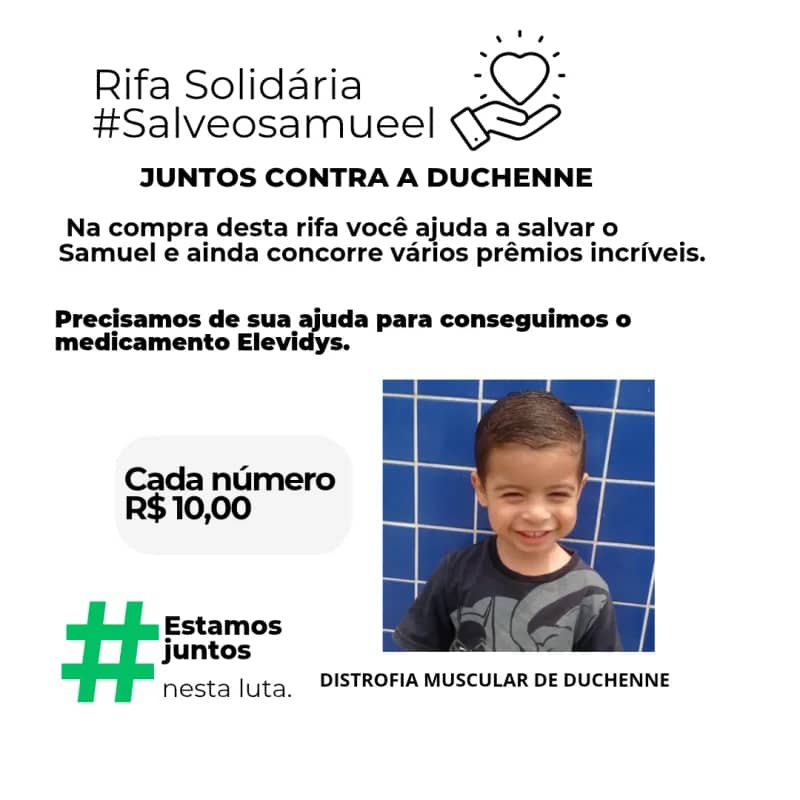 Imagem da campanha SALVE O SAMUEL - PRÊMIOS ESPECIAIS🎁