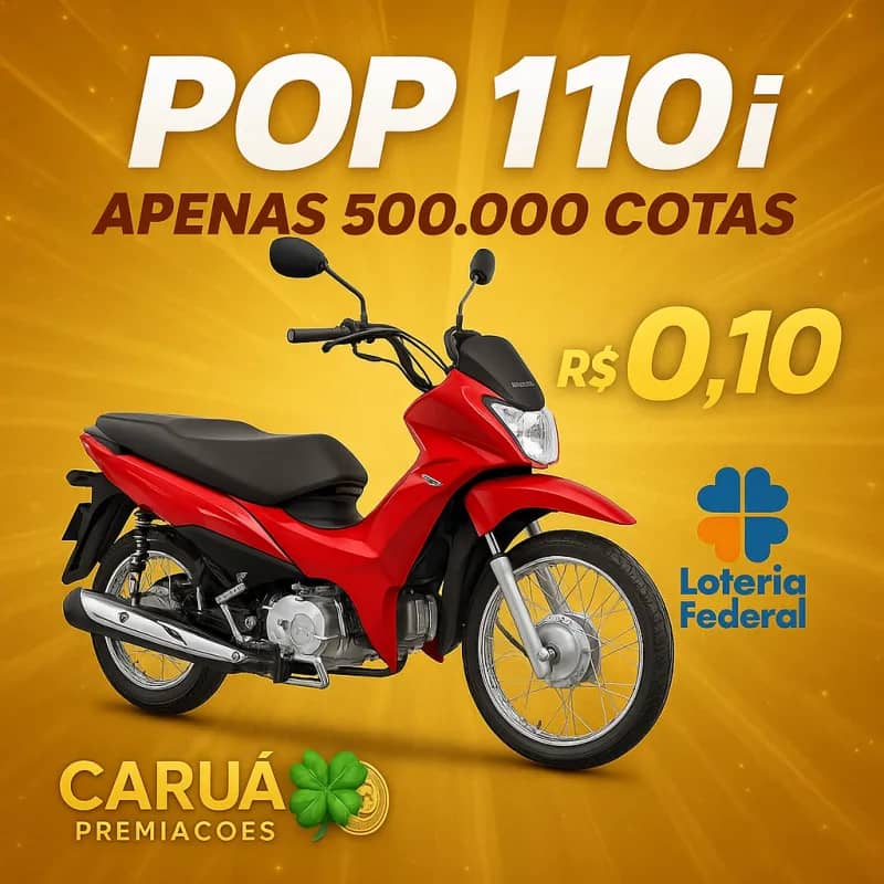 Imagem da campanha AÇÃOZINHA POP100i 2017 OU 8K NO PIX