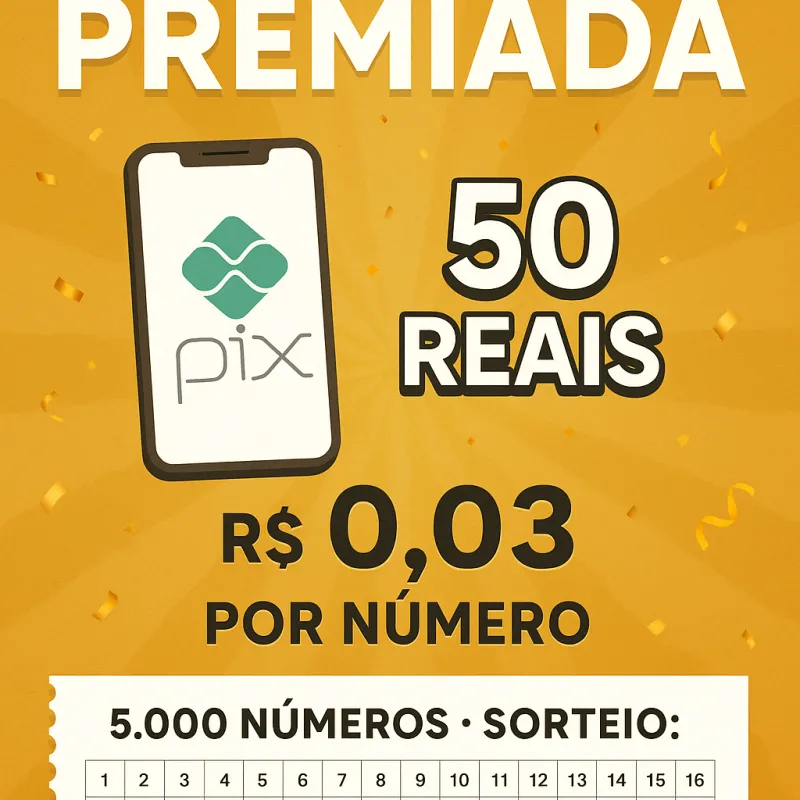 Imagem da campanha Rifa premiada