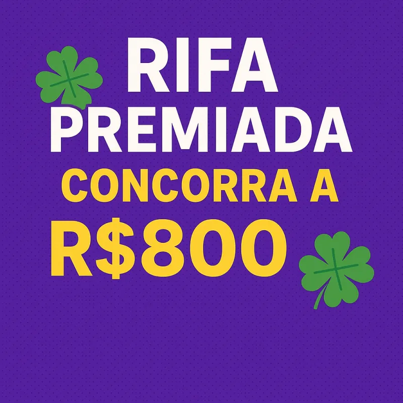 Imagem da campanha RIFA PREMIADA