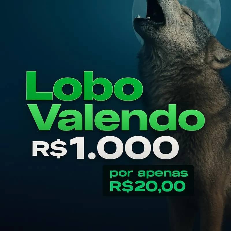 Imagem da campanha 8ª RAPIDINHA LOBO VALENDO R$1.000,00!!