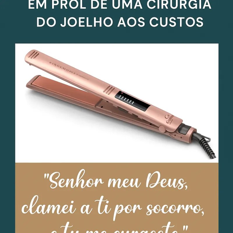 Imagem da campanha Ação solidária beneficente a cirurgia do joelho