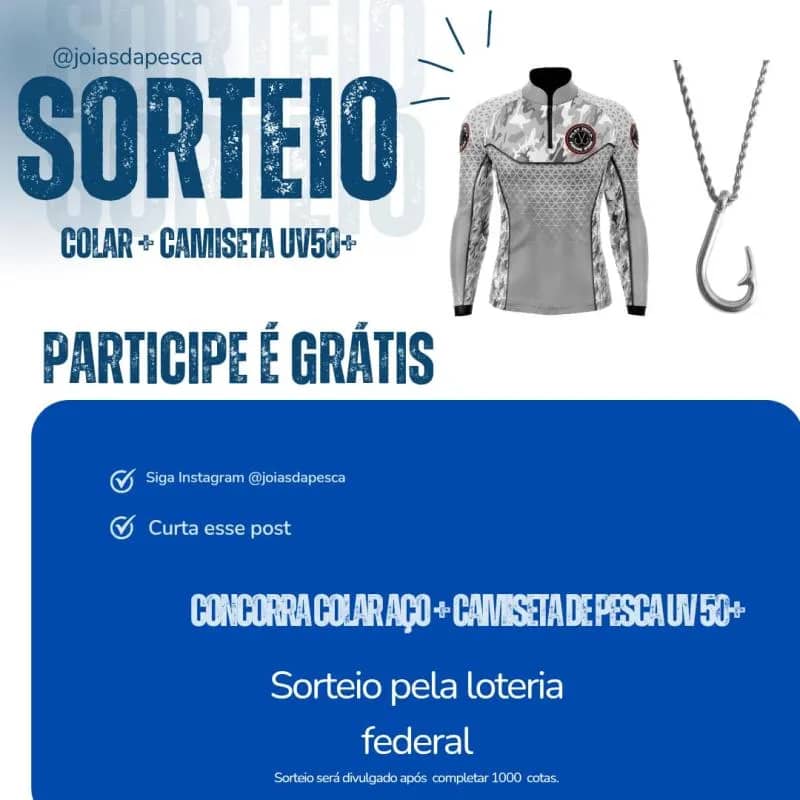 Imagem da campanha Siga @joiasdapesca Instagram