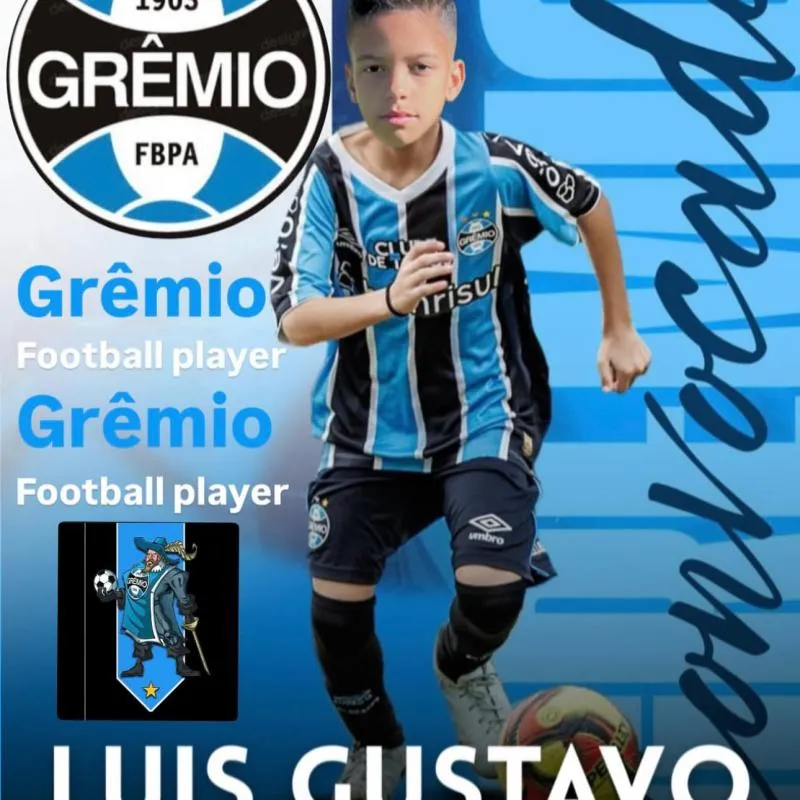 Imagem da campanha Luis Gustavo no Grêmio