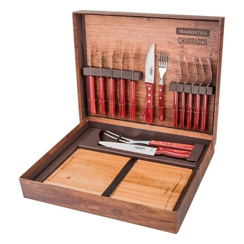 Imagem da campanha Um Kit Churrasco Tramontina ou "R$ 1 mil reais no Pix"