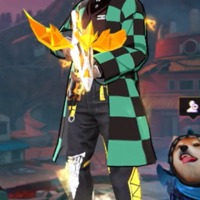 Imagem da campanha Conta level 80 FF Com várias skins raras