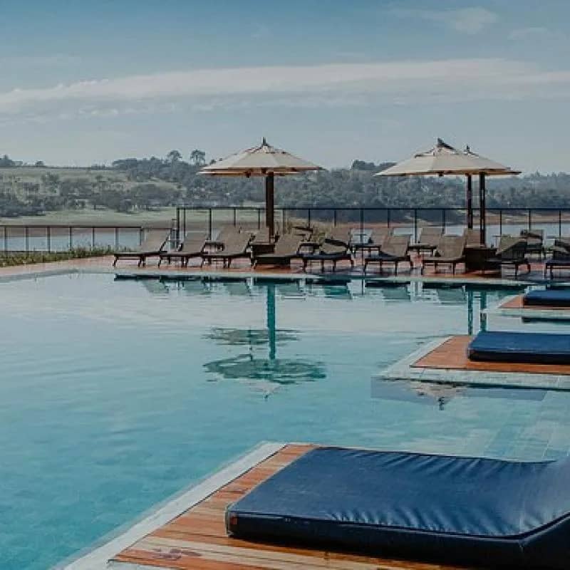 Imagem da campanha Rifa beneficente, Uma day use para 2 pessoas no hotel Clara Ibiúna resort