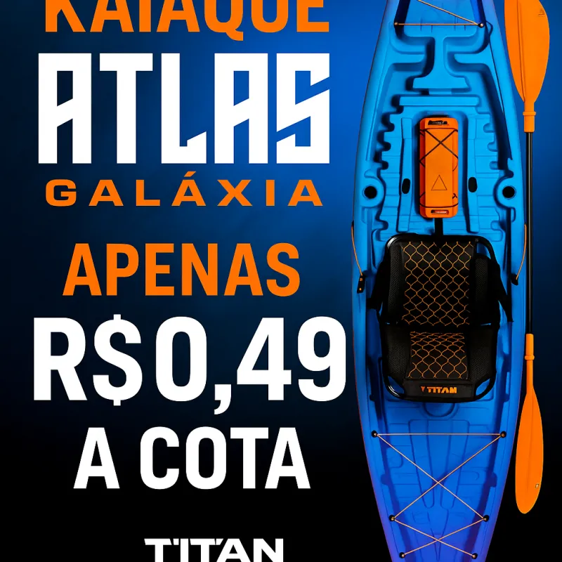 Imagem da campanha Caiaque Atlas Galáxia