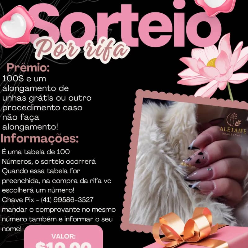 Imagem da campanha Rifa Sorteio