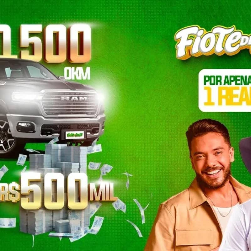 Imagem da campanha 🍀 RAM 1.500 0km - Sorteio 23/08/2025 - 23/08/2025 18:00