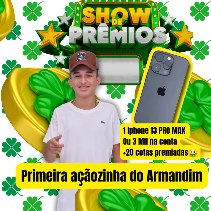 Imagem da campanha Primeira açãozinha do Armandim