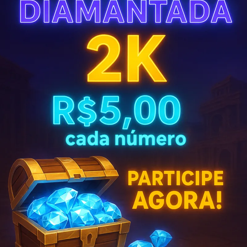 Imagem da campanha RIFA DO PUFFMAMS - 2K DE DIAMANTES NO ROM - GOLDEN AGE