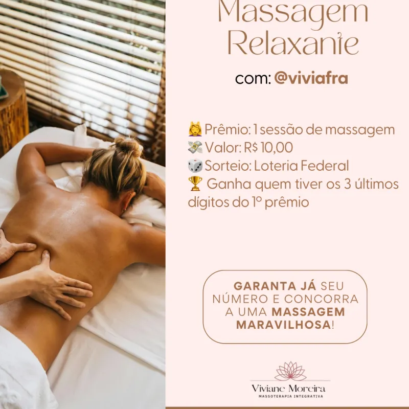 Imagem da campanha Rifa: 1 sessão de massagem