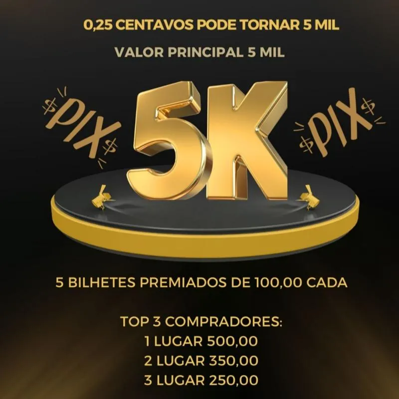 Imagem da campanha 5MIL NO PIX!!