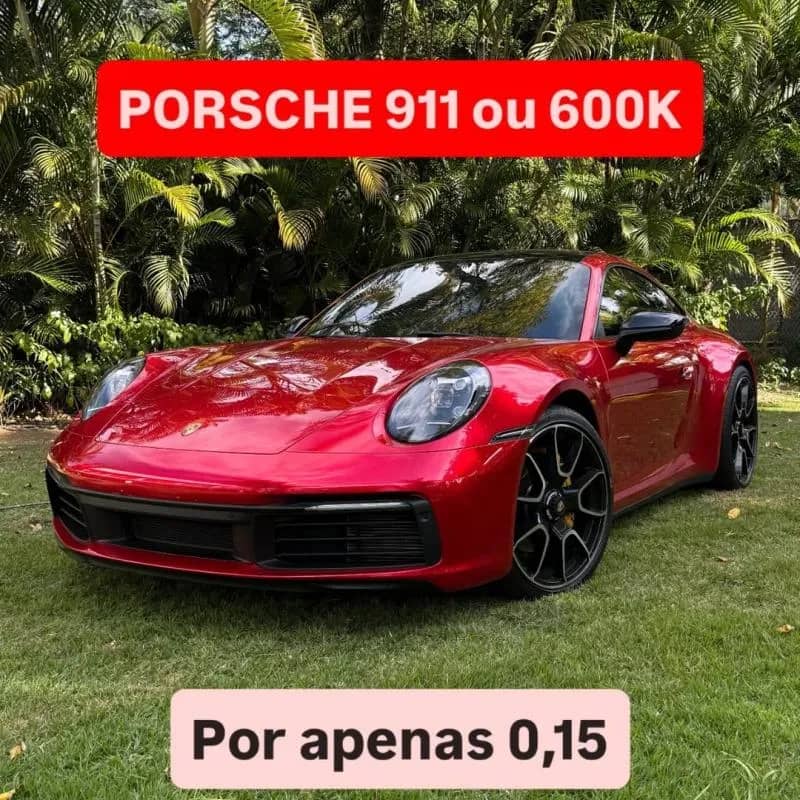 Imagem da campanha O Sorteio do Porsche 911 ou R$600K!