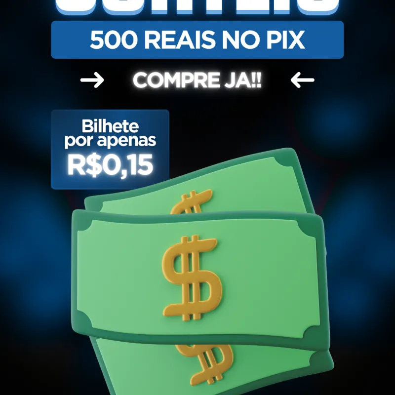 Imagem da campanha RIFA VALENDO 500 REAIS NO PIX
