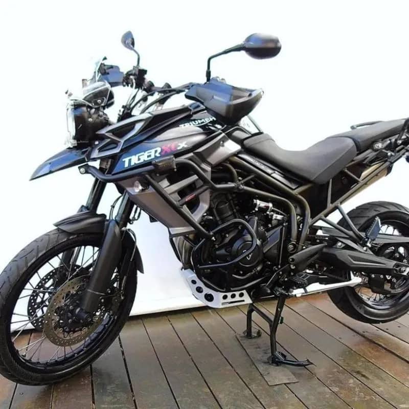 Imagem da campanha Triumph TIGER XCX 800