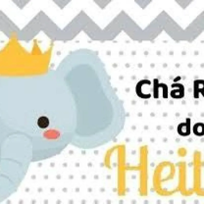 Imagem da campanha Chá rifa do Heitor