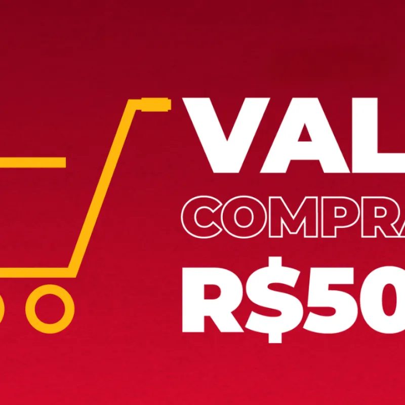 Imagem da campanha Vale Compra de R$500