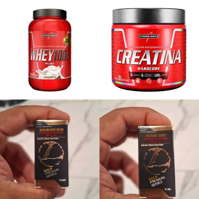Imagem da campanha Kit Maromba - Whey + Creatina + Danones 💪🏻💥
