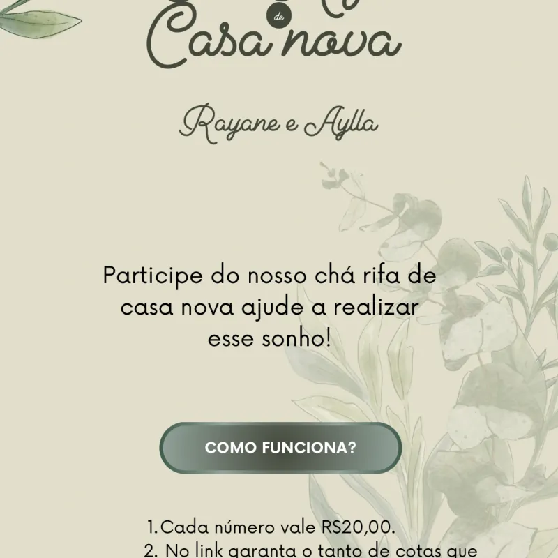 Imagem da campanha Chá de casa nova