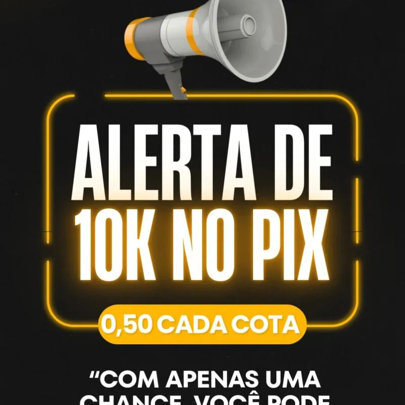Imagem da campanha Pix 10k