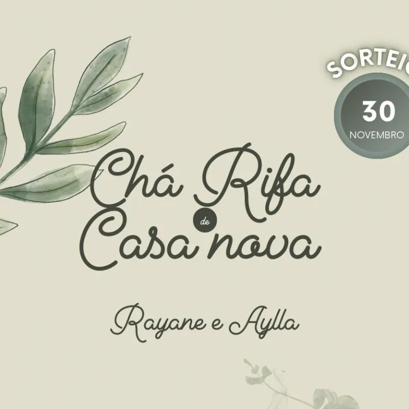 Imagem da campanha Chá de casa nova !