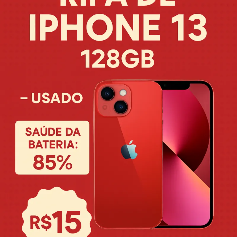 Imagem da campanha iPhone 13 128gb
