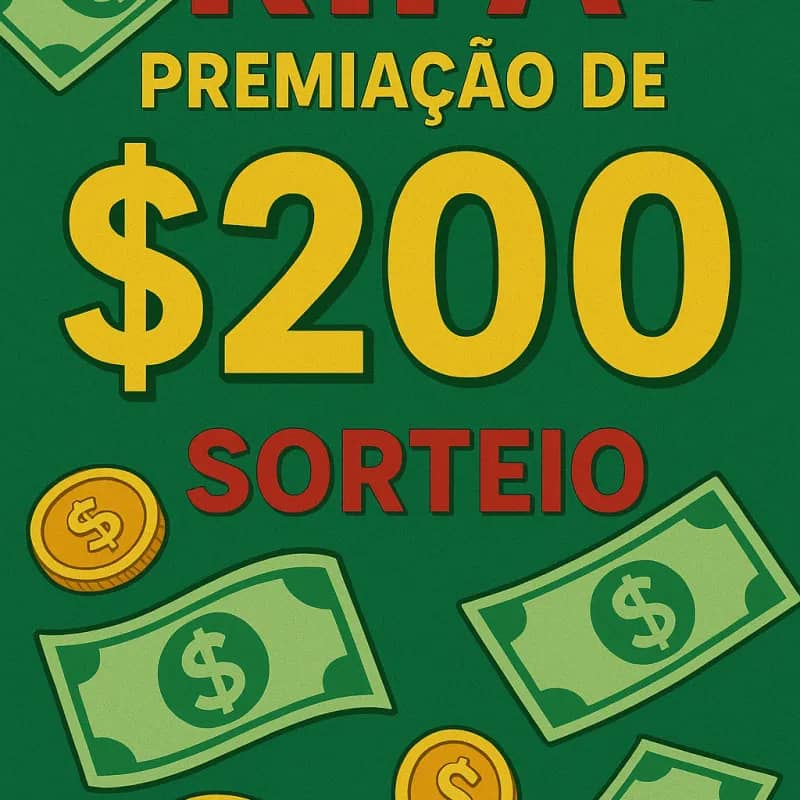 Imagem da campanha “Coleciona Sorte, Ganha Prêmio 🎁🔥”