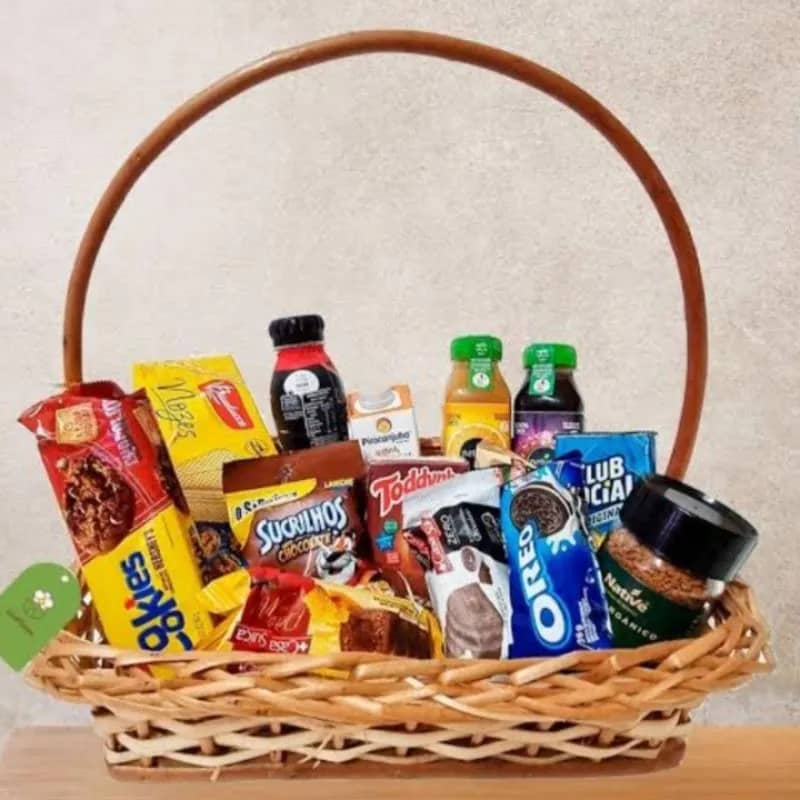 Imagem da campanha RIfa da cesta da felicidade