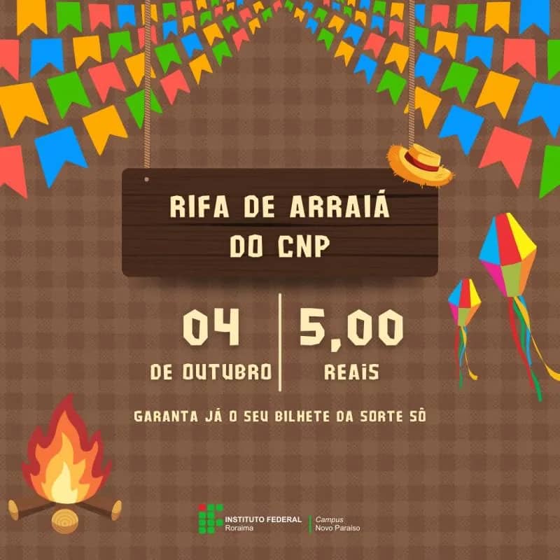 Imagem da campanha Rifa do arraial do CNP