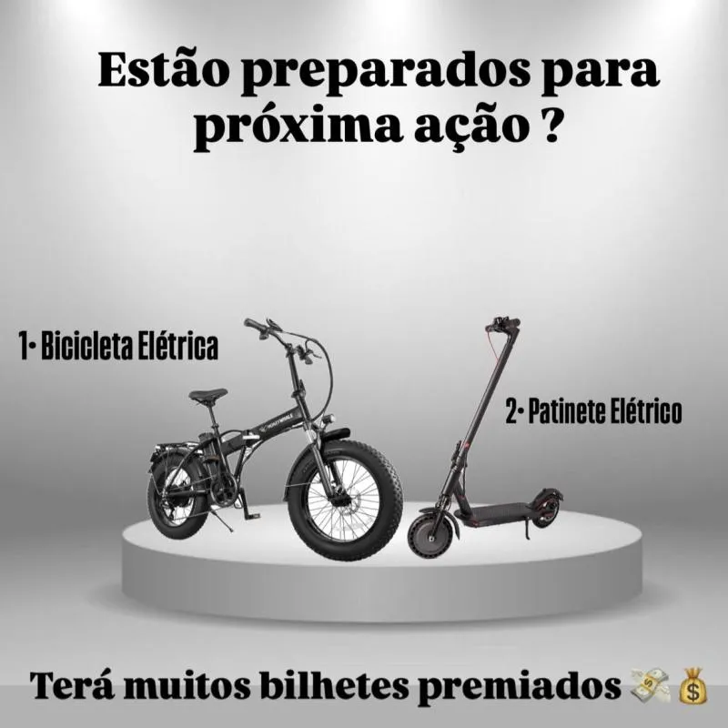 Imagem da campanha Campanha bicicleta elétrica e patinete