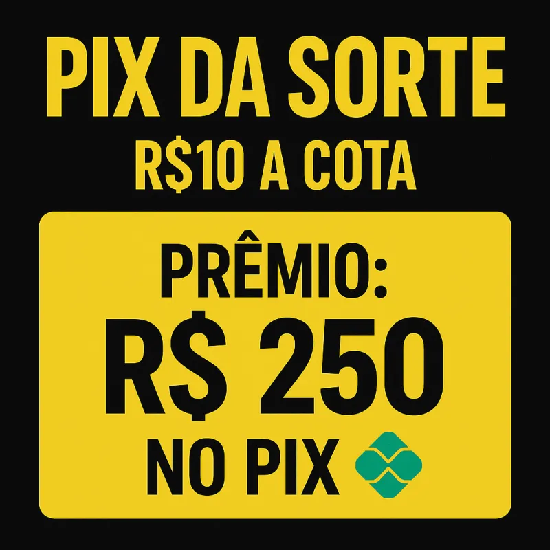 Imagem da campanha PIX DA SORTE