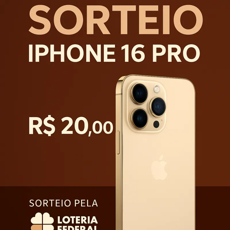 Imagem da campanha Especial Klhoê: iPhone 16 Pro