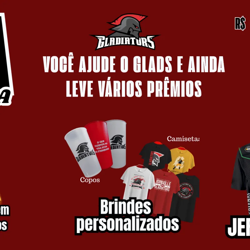 Imagem da campanha Ajude o Gladiator