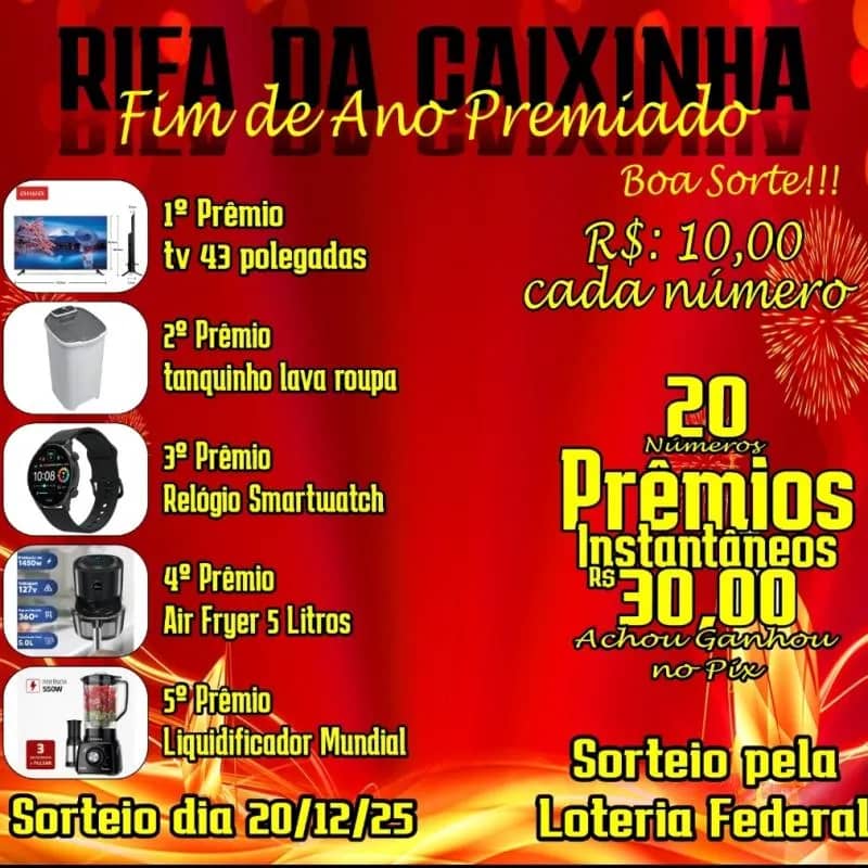 Imagem da campanha FIM DE ANO PREMIADO