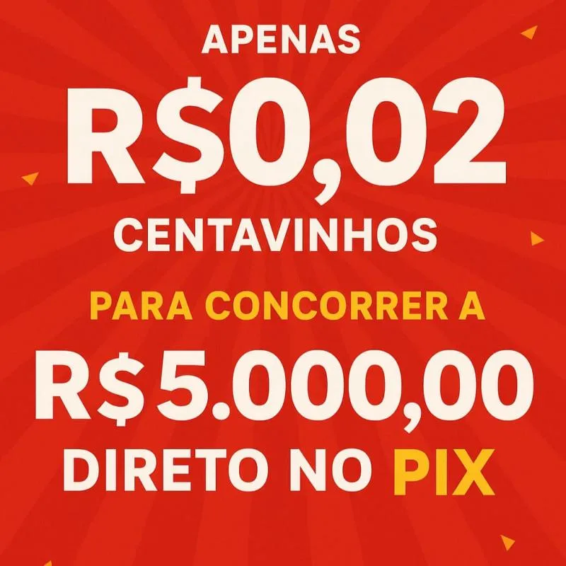 Imagem da campanha 1° Ação da JC Premiações ( R$0,02 centavos Para 5K na conta!)