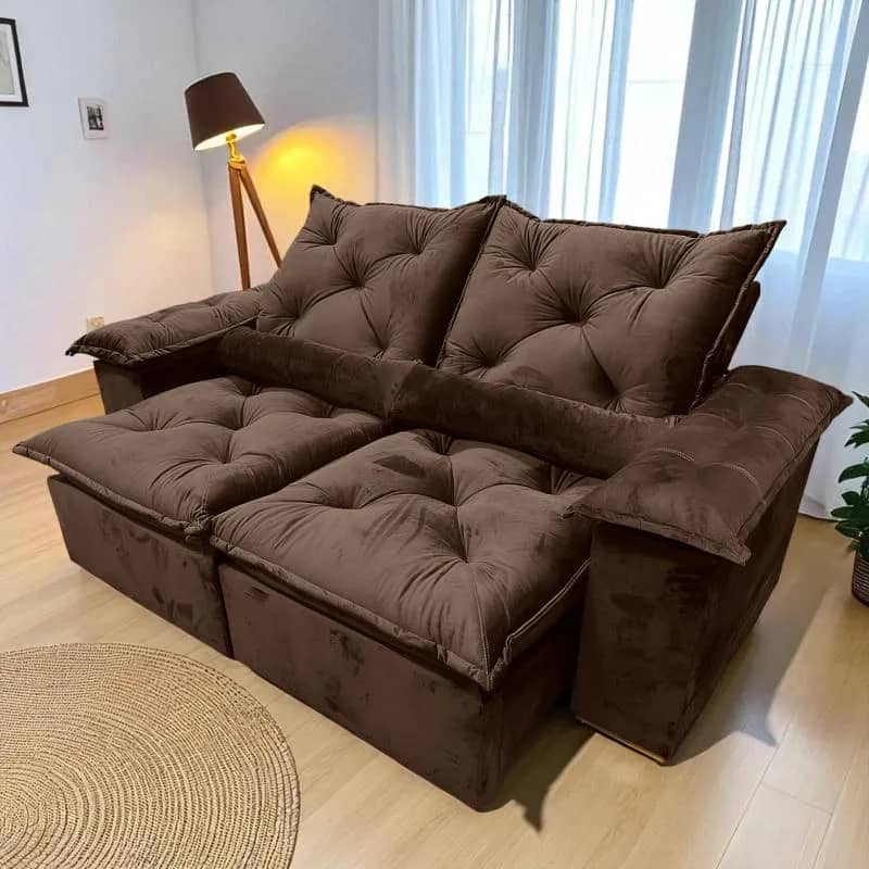 Imagem da campanha Rifa sofá Xangai 2m ou 1500 dinheiro diretamente seu pix ganhador poderá escolher cor 🛋️